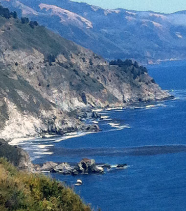 Cliffs at Big Sur, CA